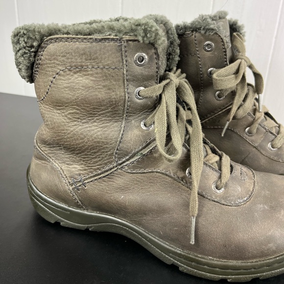 KEEN Lace Up Leather Crested Butte Low Boot Sz 6 - Picture 3 of 14